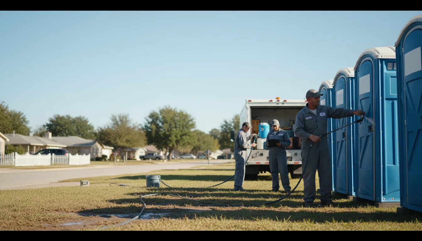 Long-Term Portable Toilet Rental in Queen City, TX near me